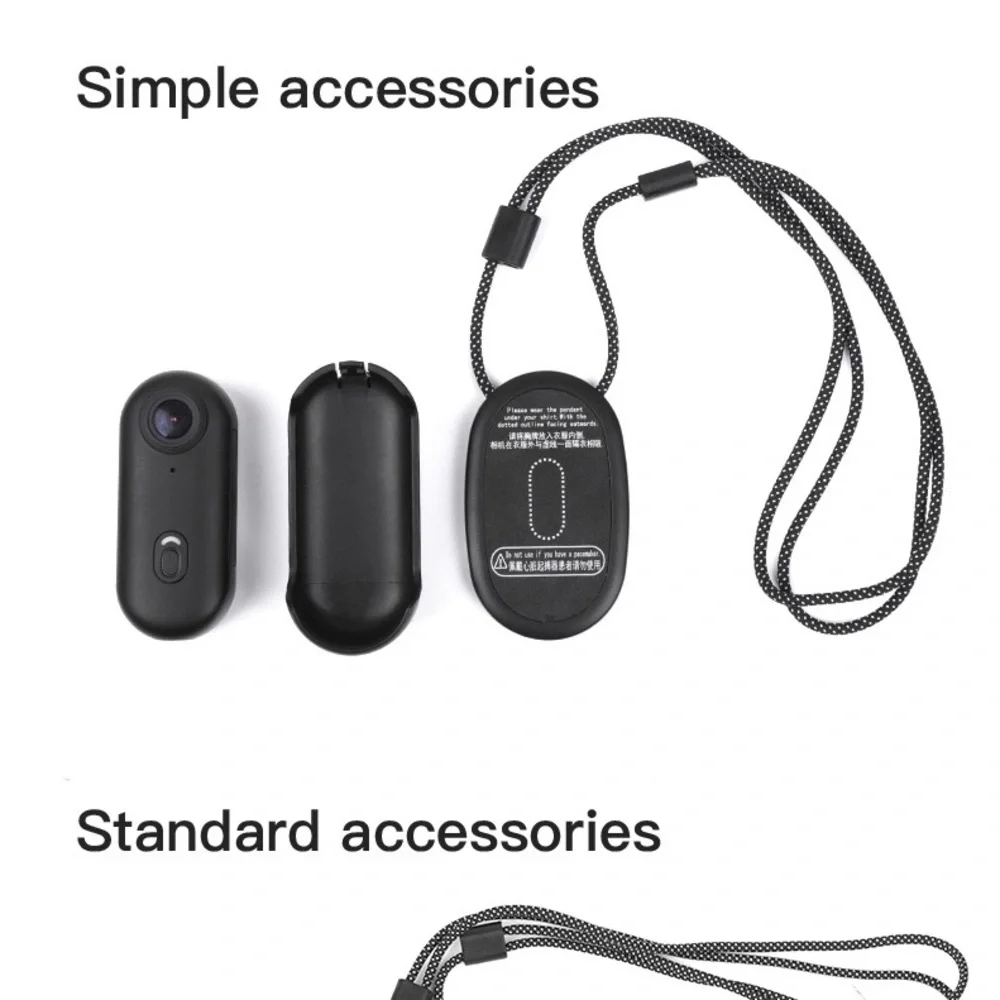 Black 360 Camera with Accessories